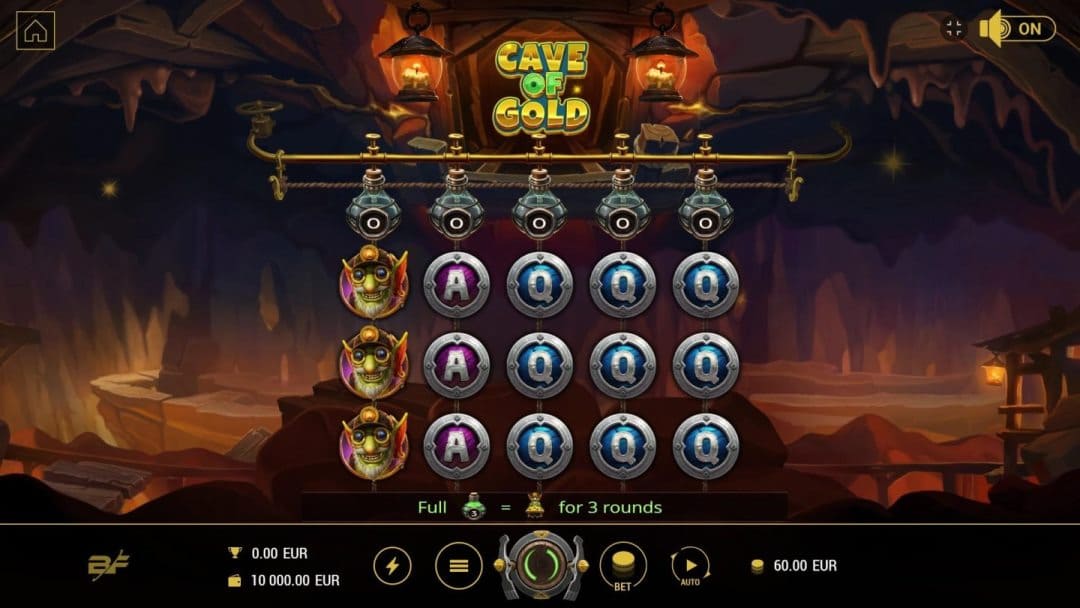 Cave of Gold winnings