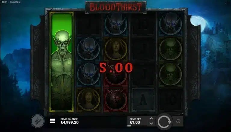 Bloodthirst winnings