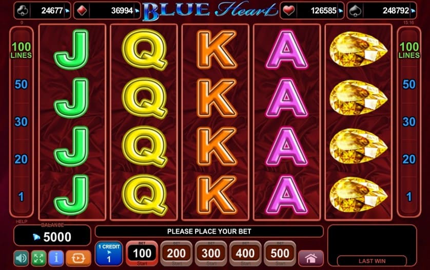 Many online casinos offer a demo version of "Blue Heart" where you can play for free to familiarize yourself with the game before wagering real money.