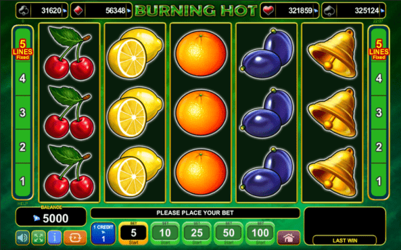 Burning Hot winnings