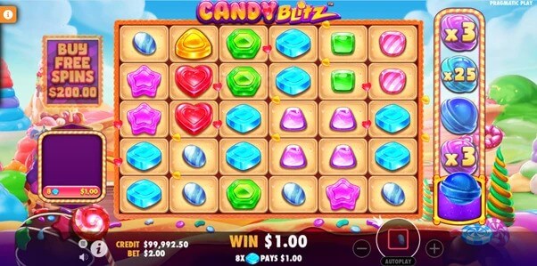 Candy Blitz winnings